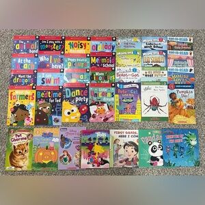 35 Kids Books Bundle Scholastic I Can Read Level 1 2 Early Readers EUC